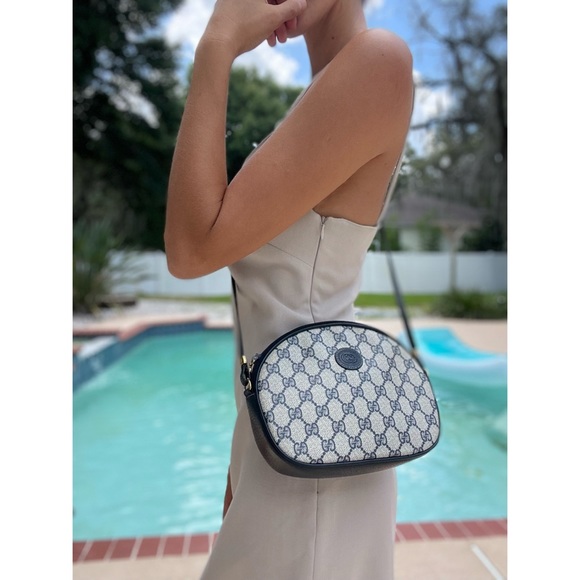 Gucci Handbags - Gucci 80s Monogram GG Crossbody in Blue